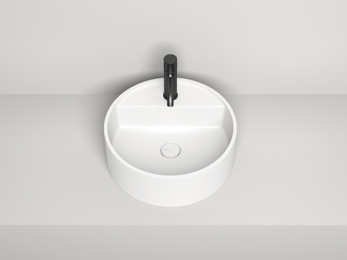 Раковина из искусственного камня S-Stone Salini ARMONIA 130126MF 50х50 накладная цвет мультиколор - фото 3